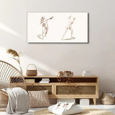 Tableau imprimé sur toile Mouvement et expression dans l'acte