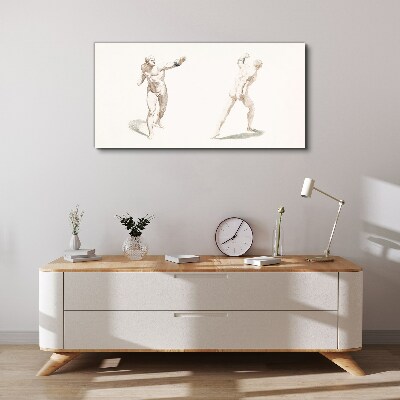 Tableau imprimé sur toile Mouvement et expression dans l'acte