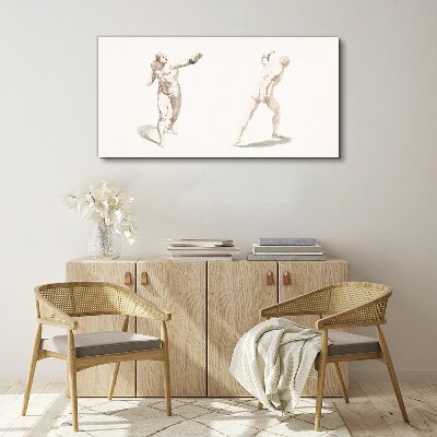 Tableau imprimé sur toile Mouvement et expression dans l'acte