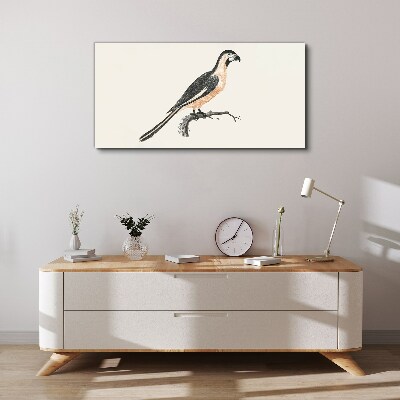 Tableau imprimé sur toile Un oiseau sur une branche