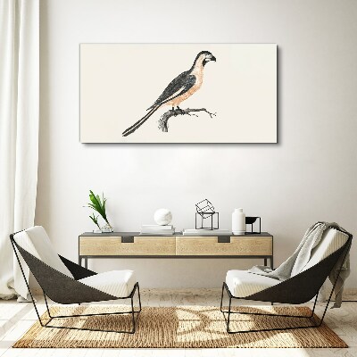 Tableau imprimé sur toile Un oiseau sur une branche