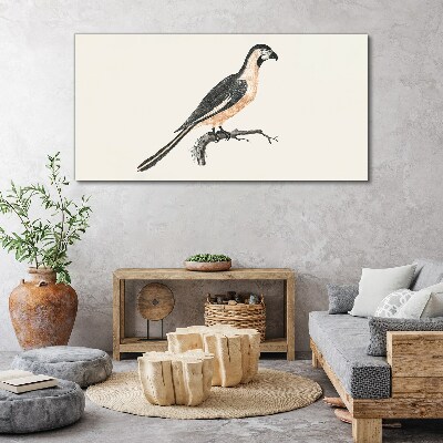 Tableau imprimé sur toile Un oiseau sur une branche