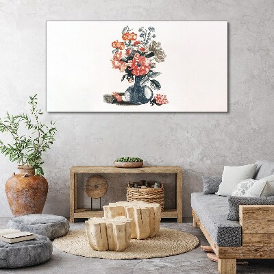 Tableau imprimé sur toile Composition florale dans un vase