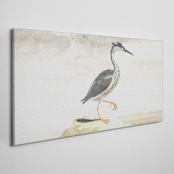 Tableau sur toile Un oiseau migrateur sur fond de nature