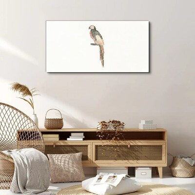 Tableau imprimé sur toile Un oiseau sur une branche