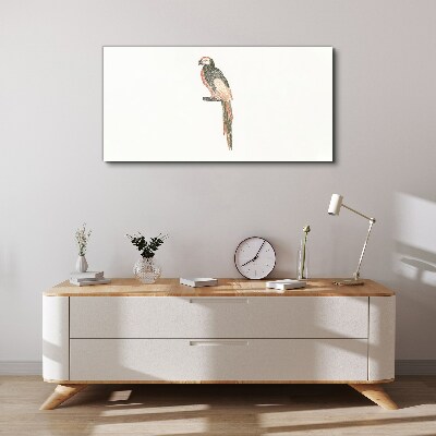 Tableau imprimé sur toile Un oiseau sur une branche