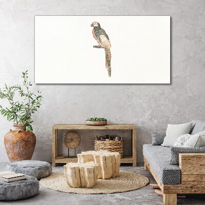 Tableau imprimé sur toile Un oiseau sur une branche