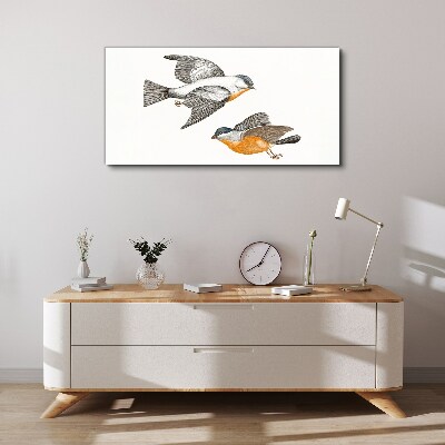 Tableau sur toile Oiseaux en vol