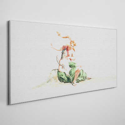 Tableau toile imprimée L'amour dans l'ombre