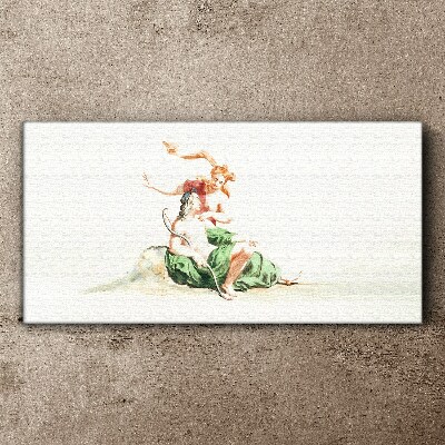 Tableau toile imprimée L'amour dans l'ombre