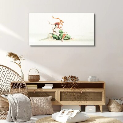 Tableau toile imprimée L'amour dans l'ombre