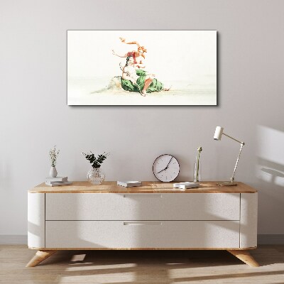 Tableau toile imprimée L'amour dans l'ombre
