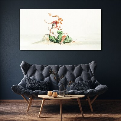 Tableau toile imprimée L'amour dans l'ombre