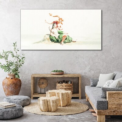 Tableau toile imprimée L'amour dans l'ombre