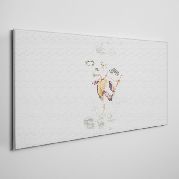 Tableau imprimé sur toile Ange avec une couronne