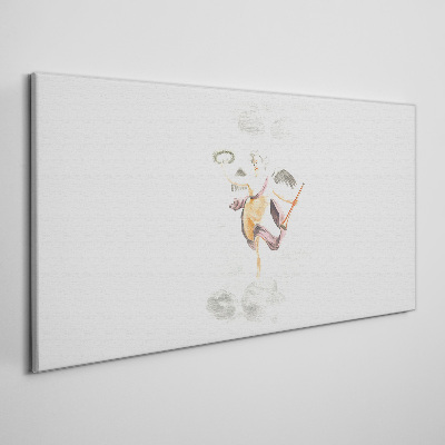 Tableau imprimé sur toile Ange avec une couronne