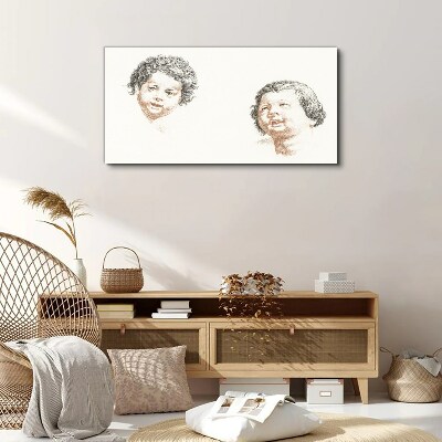 Tableau sur toile Portrait de la joie enfantine