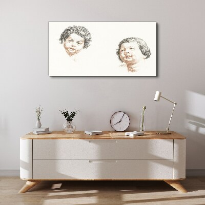 Tableau sur toile Portrait de la joie enfantine