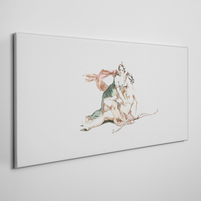 Tableau toile imprimée Scène mythologique avec des figures féminines