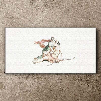 Tableau toile imprimée Scène mythologique avec des figures féminines