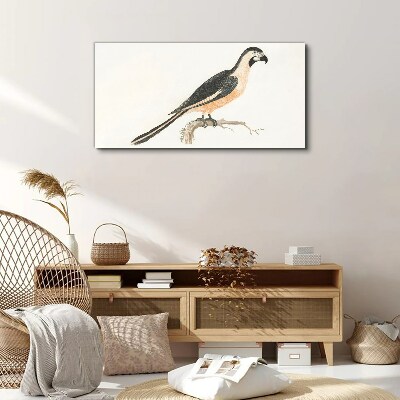 Tableau sur toile Un oiseau sur une branche