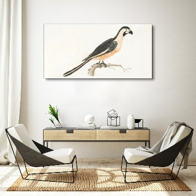 Tableau sur toile Un oiseau sur une branche
