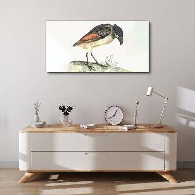 Tableau sur toile Un oiseau sur fond naturel
