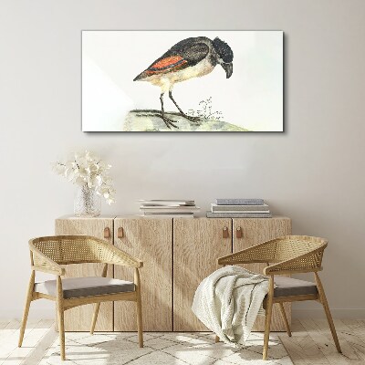 Tableau sur toile Un oiseau sur fond naturel