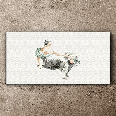 Tableau imprimé sur toile Muse des fleurs