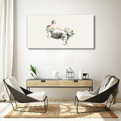 Tableau imprimé sur toile Muse des fleurs