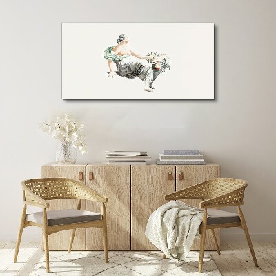 Tableau imprimé sur toile Muse des fleurs