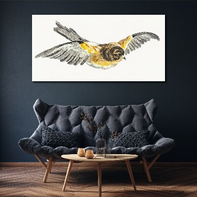 Tableau sur toile Le vol majestueux d'un oiseau