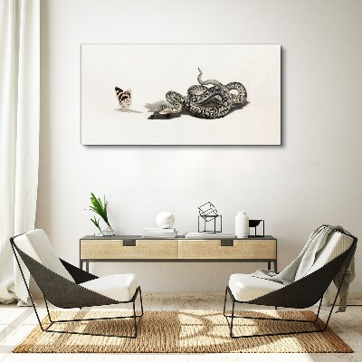 Tableau sur toile Une rencontre dans la nature