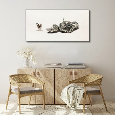 Tableau sur toile Une rencontre dans la nature