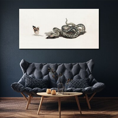 Tableau sur toile Une rencontre dans la nature