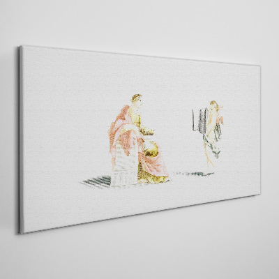 Tableau toile imprimée Conversation avec un ange