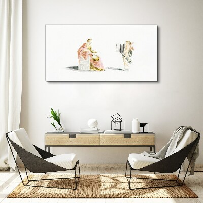 Tableau toile imprimée Conversation avec un ange