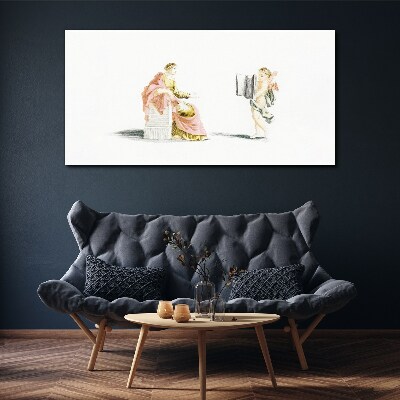 Tableau toile imprimée Conversation avec un ange