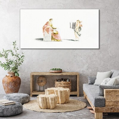 Tableau toile imprimée Conversation avec un ange