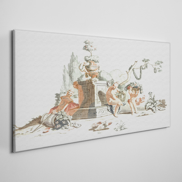 Tableau imprimé sur toile Scène mythologique avec personnages