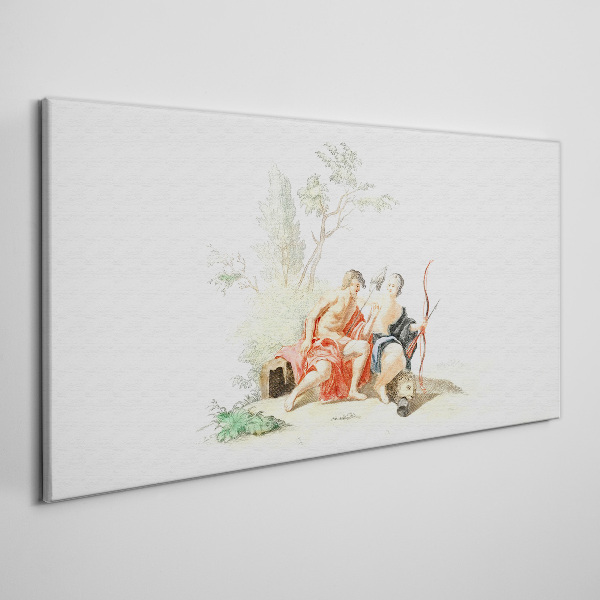 Tableau sur toile Un moment de calme dans la nature