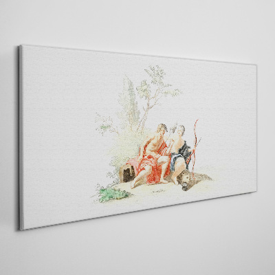 Tableau sur toile Un moment de calme dans la nature