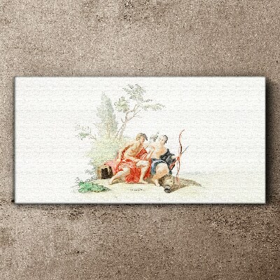 Tableau sur toile Un moment de calme dans la nature