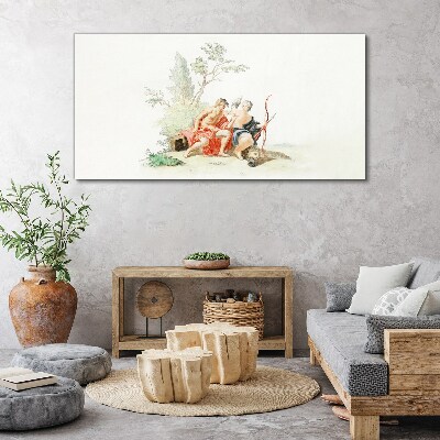 Tableau sur toile Un moment de calme dans la nature
