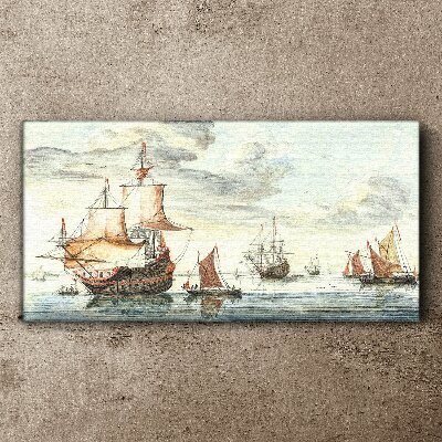 Tableau toile imprimée Croisière de voiliers historiques