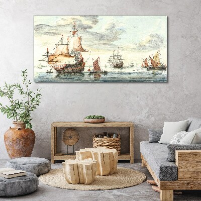 Tableau toile imprimée Croisière de voiliers historiques