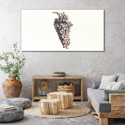Tableau sur toile Raisins dans la douce lumière