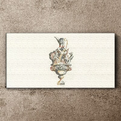 Tableau imprimé sur toile Le charme d'un vase classique