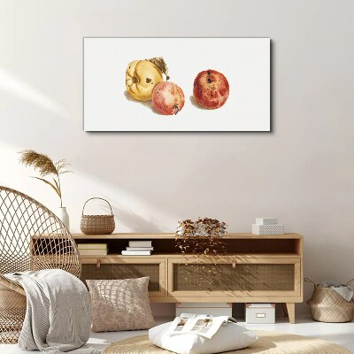 Tableau sur toile Fruits aux tons pastel
