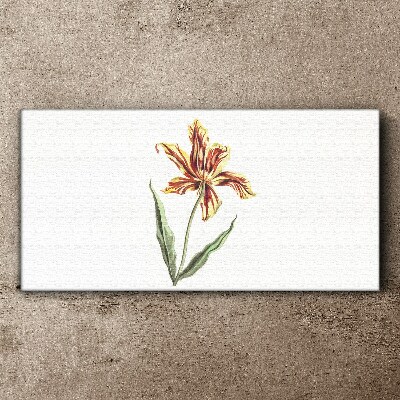 Tableau sur toile Composition florale aux couleurs chaudes